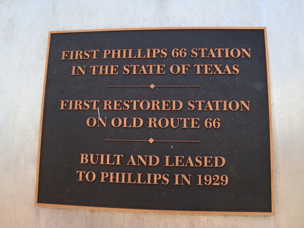 Phillips 66 Plaque