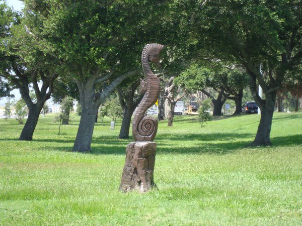Seahorse Tree Sculpture