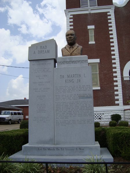MLK bust at Brown AME Church
