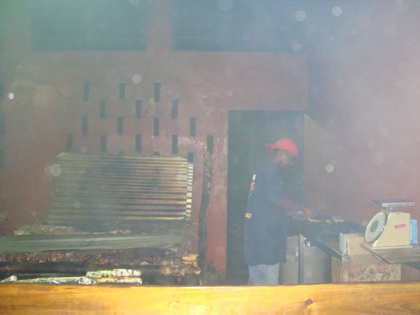 The smokey kitchen at Scotchies