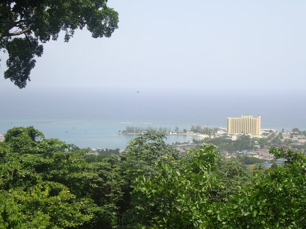 The view of Ocho Rios from Coyaba