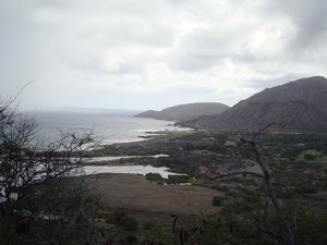 View from the trail as we climbed to Makapu'u Point