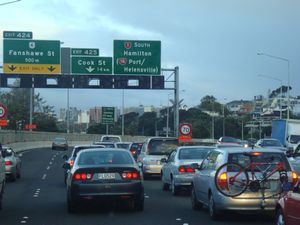 Auckland at rush hour