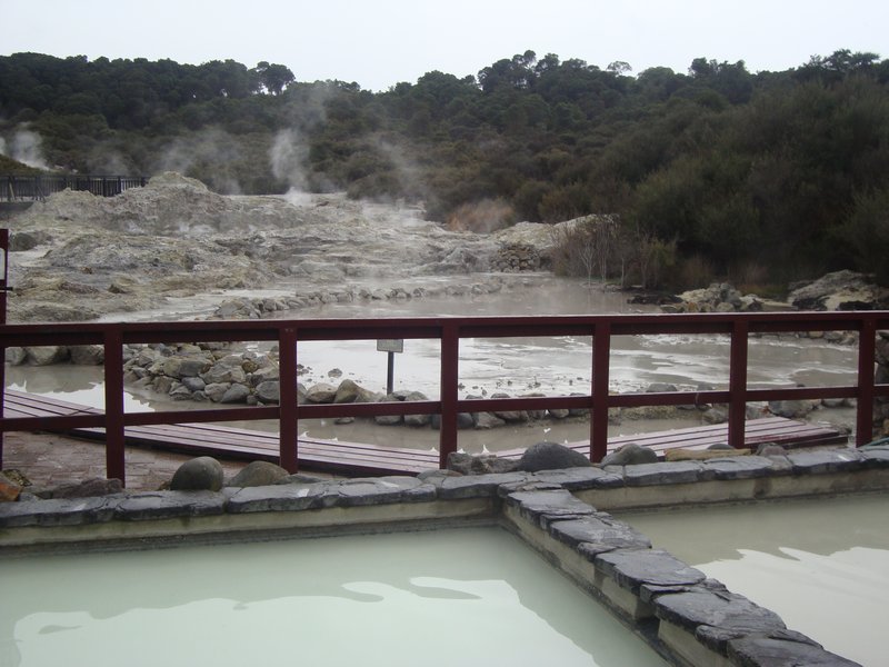 Our view from the Sulphur Baths