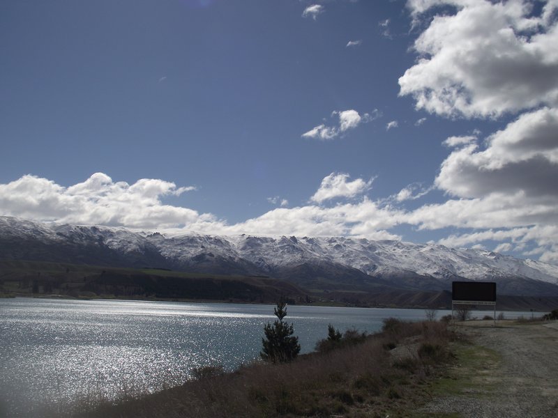 On the way to Mt Cook