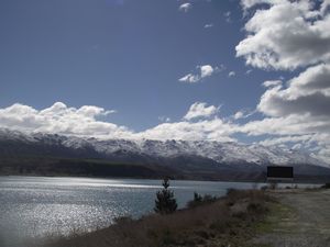 On the way to Mt Cook