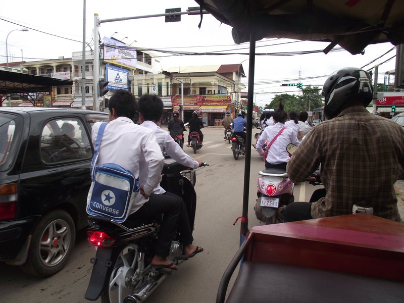 Hectic Siem Reap streets