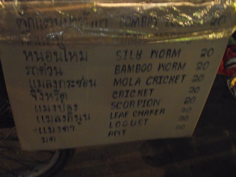 Thai delicacies for sale