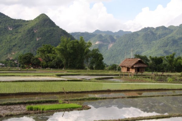 The peaceful valley of Mai Chau