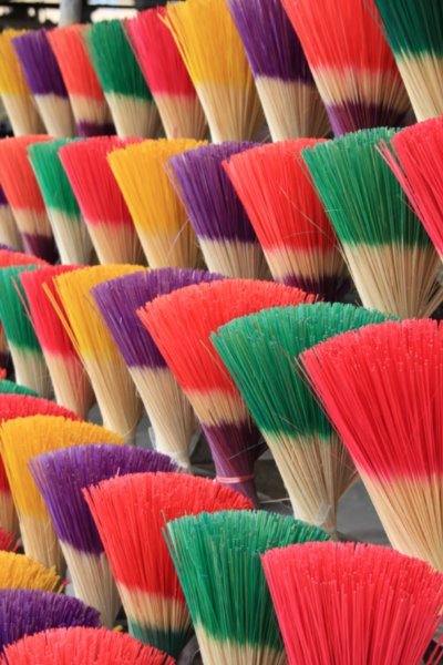 colorful handmade incense