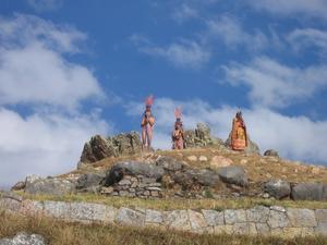 The actors of the Inti Raymi