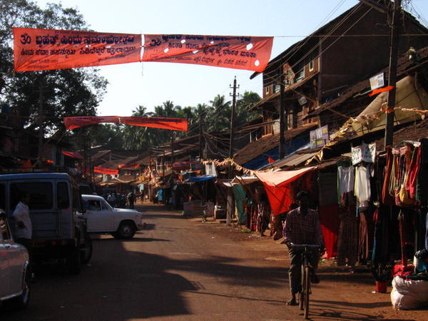 Car Street at Gokarna (The High Street)