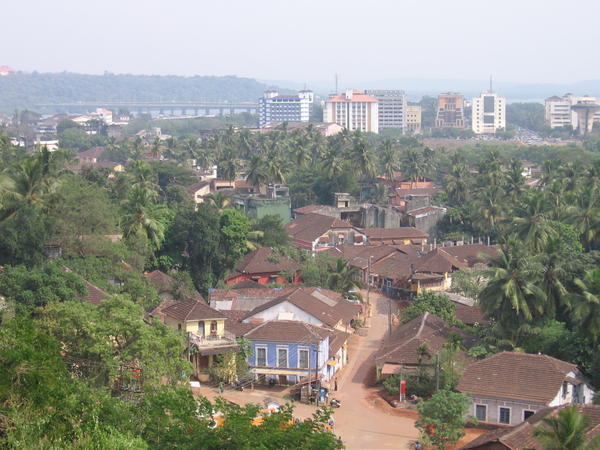 View from Temple over Panjim