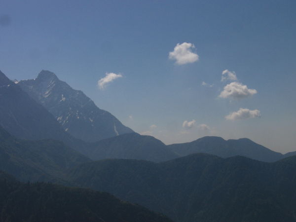 Looking up from Triund 