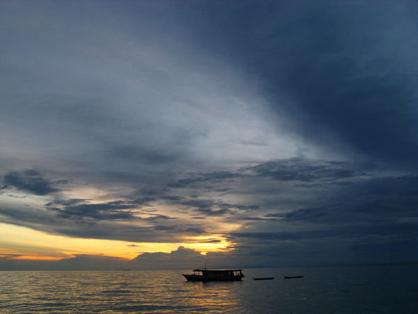Sunset from Mabul Island