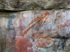 Rock art at Ubirr