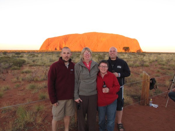 Us at Uluru