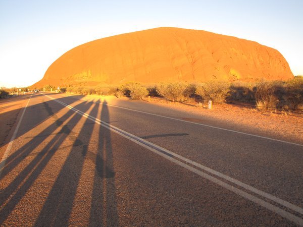Our Shadows at Uluru