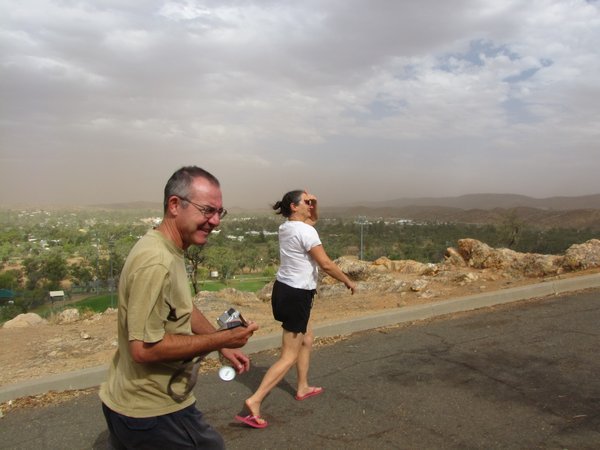 Dust Storm at Anzac Hill