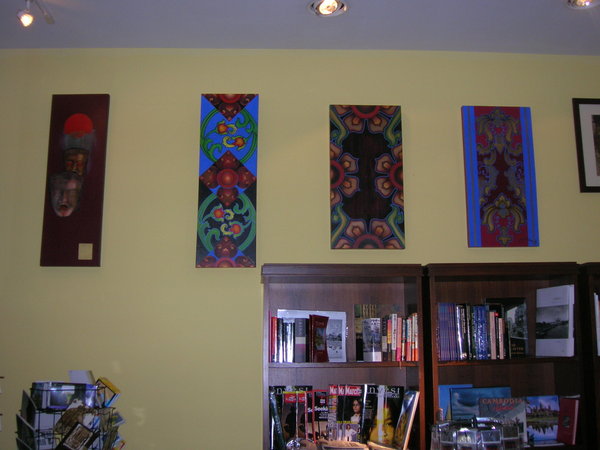My paintings at LeMeridien