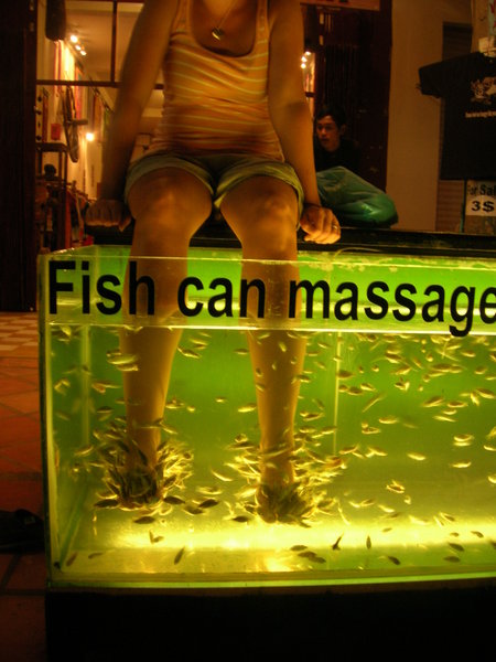 Fish massage