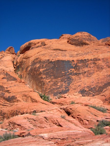 Climbers at Calico Hills