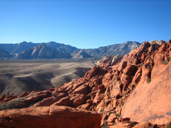 Nice views to north Red Rock