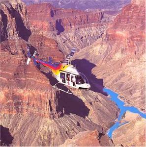 Helicopter in Canyon