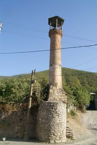 Minaret in Sheki