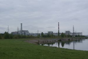 View on Chernobyl Power Plant