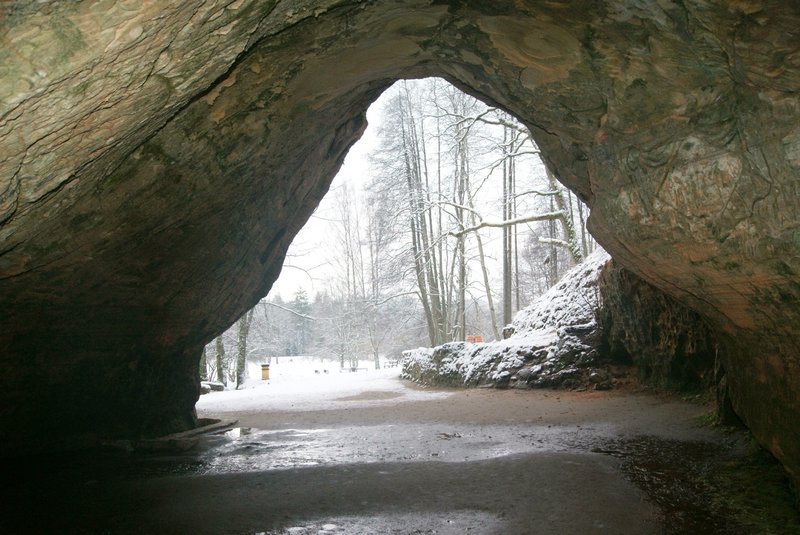 Inside Gutman Cave