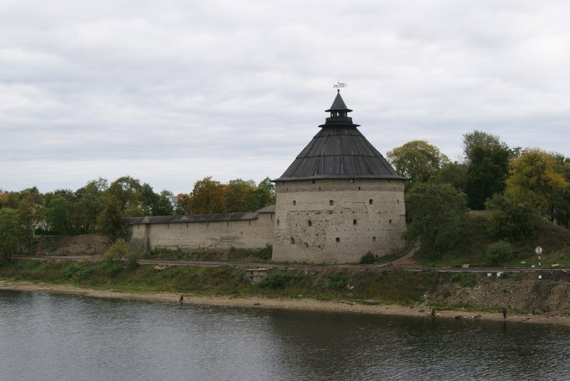 Tower on Bank of Velikaya River