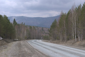 Road Through South-Ural Nature Reserve