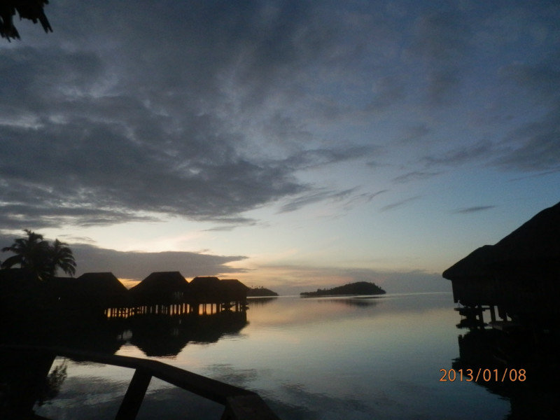 Sunrise..wake up you're in Bora Bora