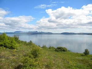Lake Pingvellir from a small side road