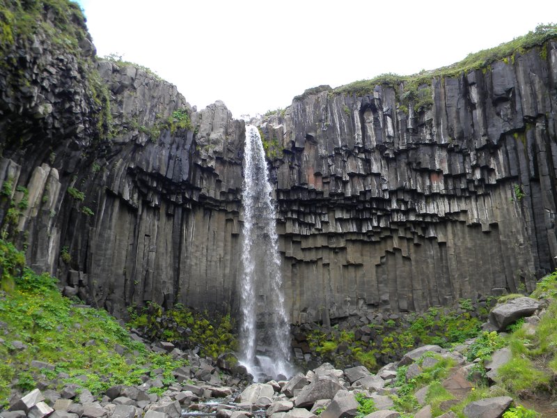 Svartifoss, the organ pipe waterfall