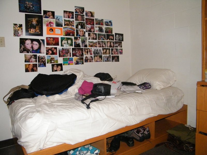 My very messy  bed
