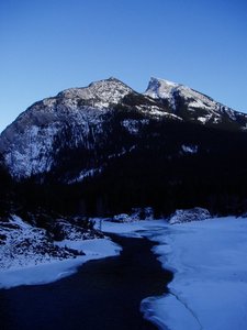 Bow River and some mountain