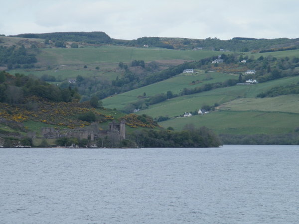 Loch Ness and castle