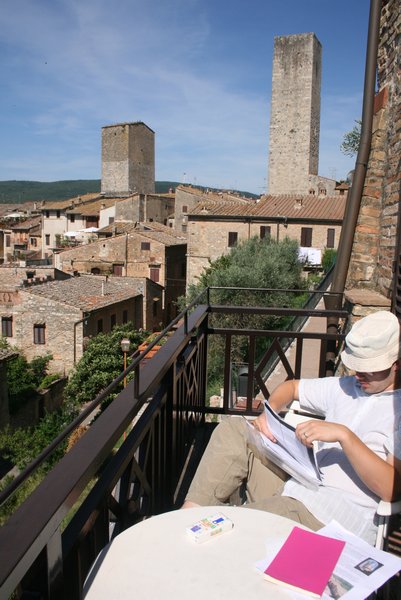 Balcony in San Giminano