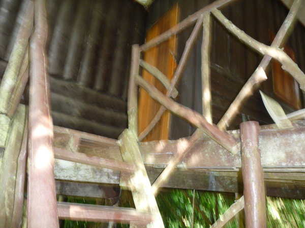 Treehouse steps