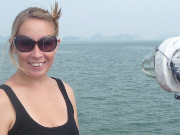 Sally setting sail at Ha Long
