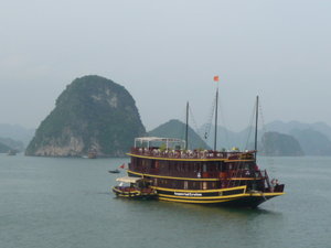 Leaving Ha Long Bay