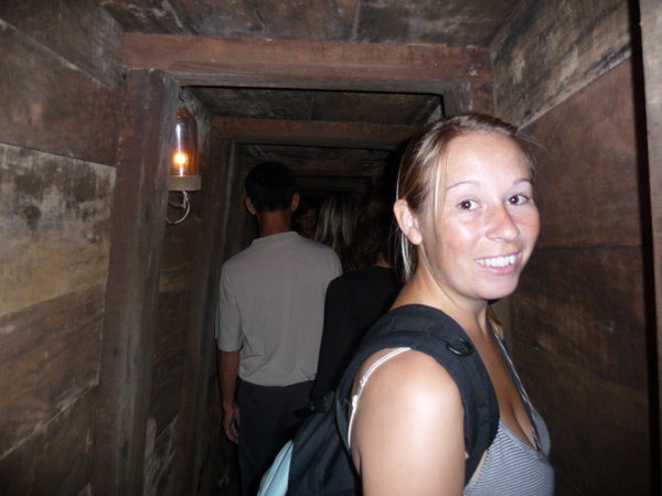 Sally in the tunnels