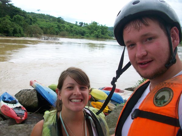 Canoeing to Vientiane