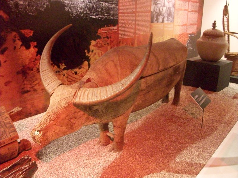 Buffalo style coffin from the past
