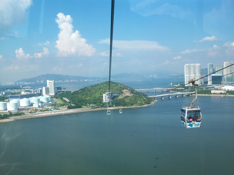 Cable car at Lantau Island, HK