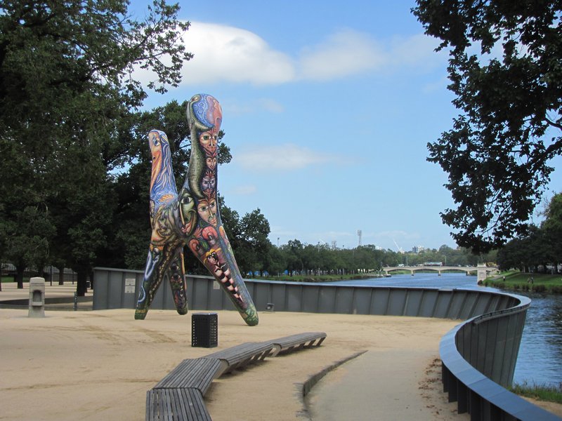 Art on Yarra River, Melbourne