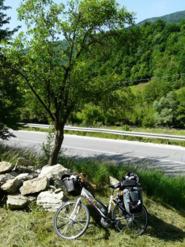 My Bosnian Bike near the Necropolis