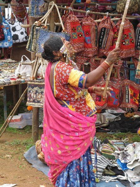 Colourful Anjuna Market